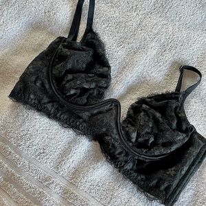 Never Worn! Victoria’s Secret Dream Angels Bra, Black Lace, 36D
